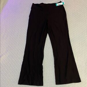 Brown Ponte Bootcut Trouser Pant - Size LP